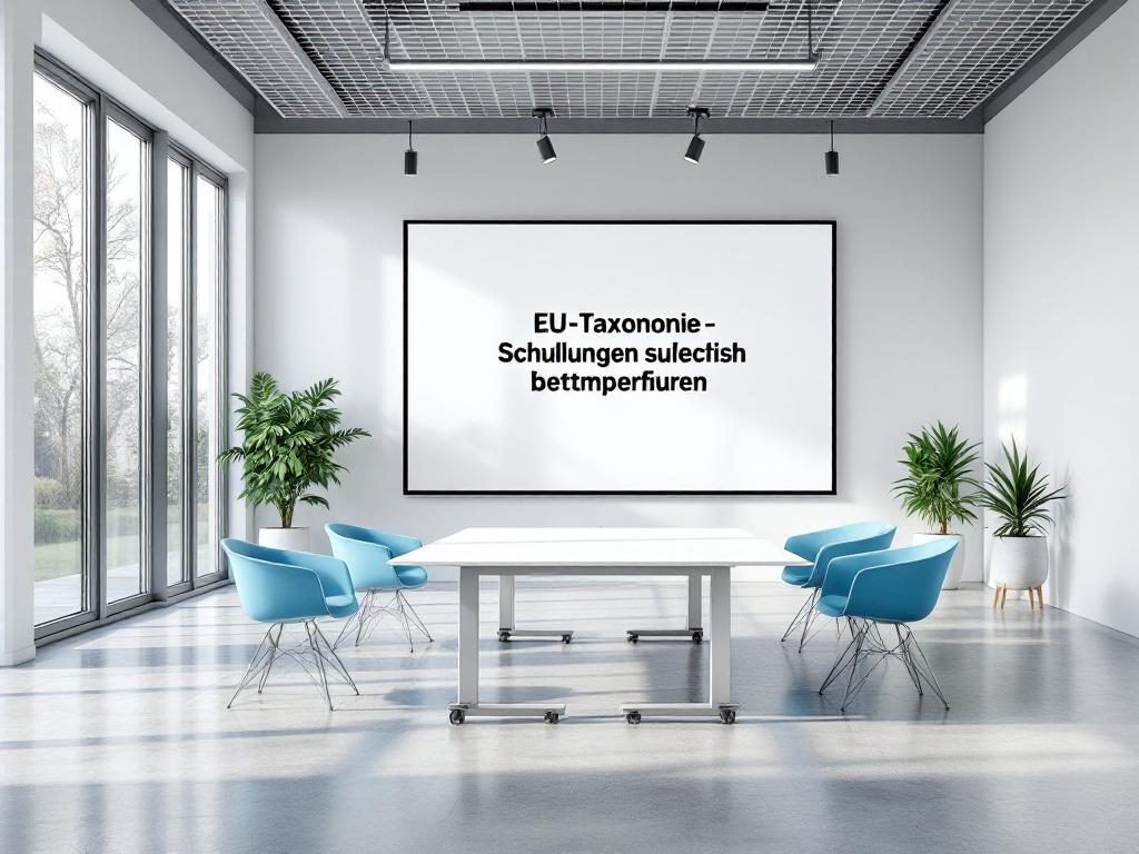 EU-Taxonomie Schulungen erfolgreich durchführen
